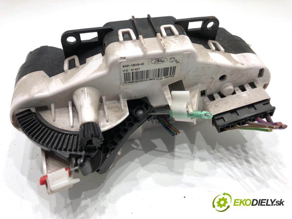 FORD FIESTA MK7 liftback 2009 44 kW 1.25 1242 Panel ovládania kúrenia 8A61-18549-AE (Prepínacie páčky pod volantom)