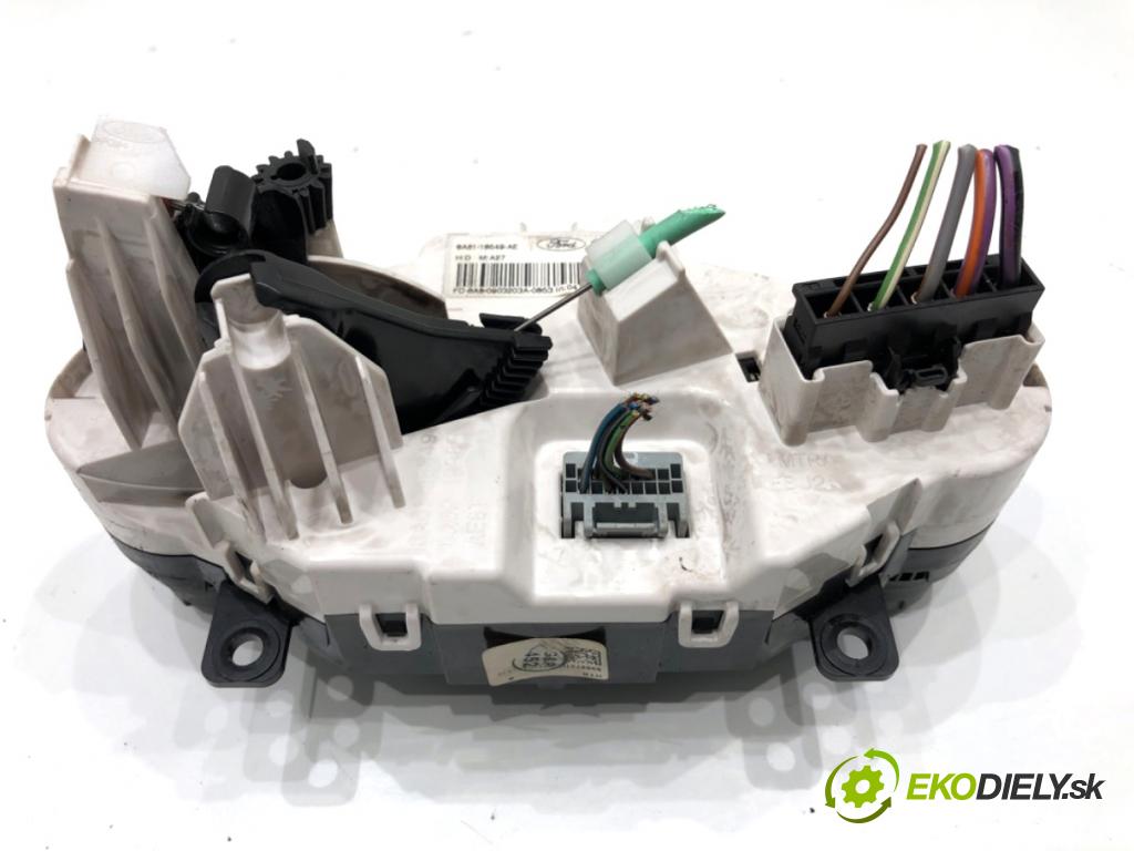 FORD FIESTA MK7 liftback 2009 44 kW 1.25 1242 Panel ovládania kúrenia 8A61-18549-AE (Prepínacie páčky pod volantom)