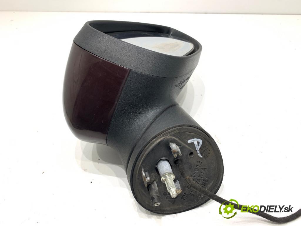 FORD FIESTA MK7 liftback 2009 44 kW 1.25 1242 zpětné zrcátko pravý