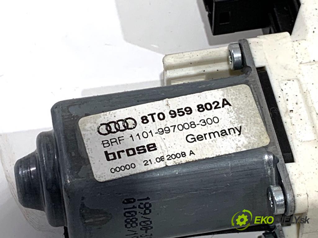 AUDI A5 8T coupe 2008 176 kW 3.0 TDI quattro 2967 Mechanizmus okna pravy predný 8T0959802A