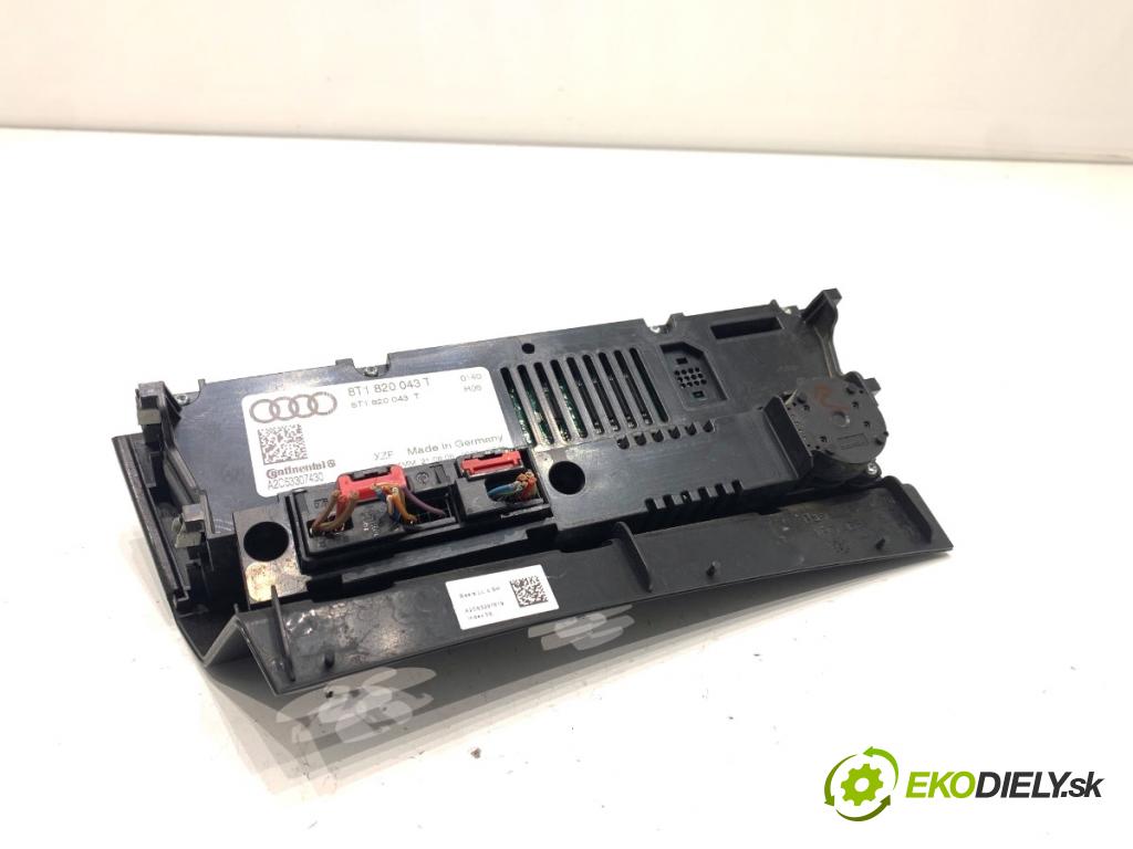 AUDI A5 8T coupe 2008 176 kW 3.0 TDI quattro 2967 Panel ovládaní topení 8T1820043T (Páčky pod volantem)