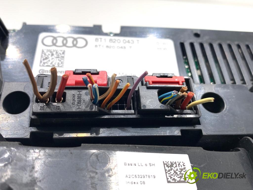 AUDI A5 8T coupe 2008 176 kW 3.0 TDI quattro 2967 Panel ovládaní topení 8T1820043T (Páčky pod volantem)