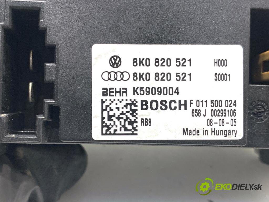 AUDI A5 8T coupe 2008 176 kW 3.0 TDI quattro 2967 Odpor, rezistor kúrenia vzduchu 8K0820521 (Odpor (rezistor) kúrenia)