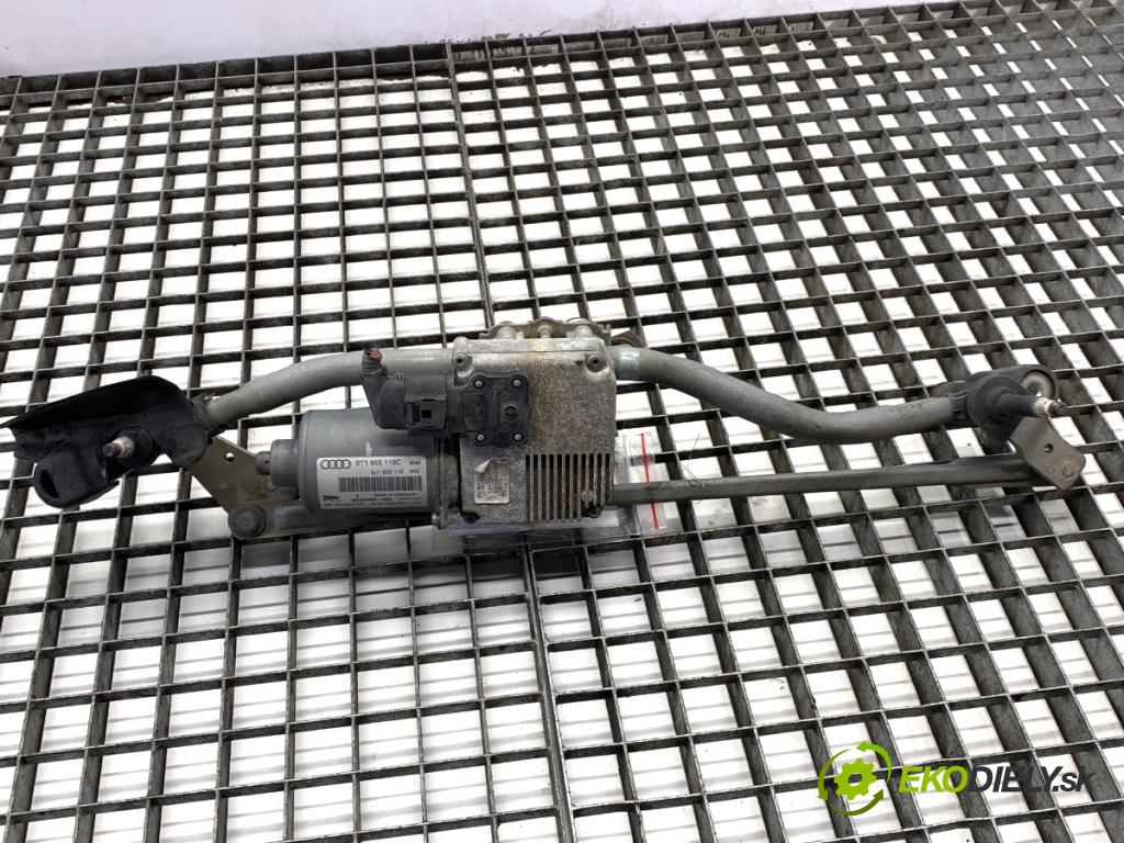AUDI A5 8T coupe 2008 176 kW 3.0 TDI quattro 2967 Mechanizmus stieračov predný 8T1955119C (Motorček stieračov predný)