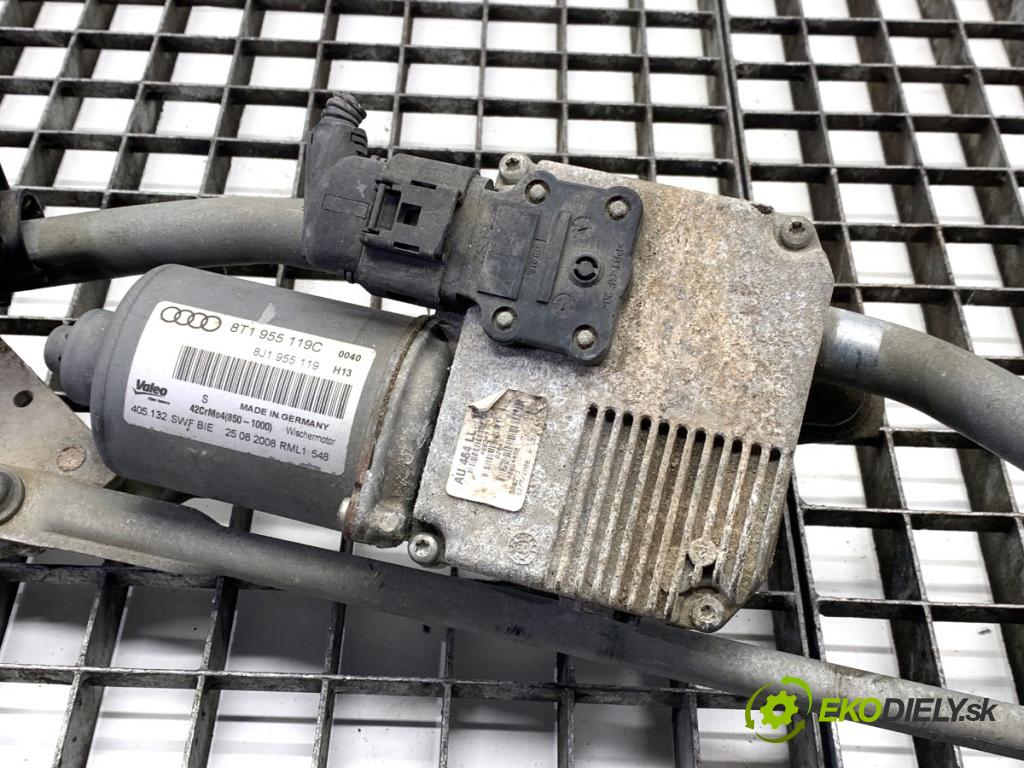 AUDI A5 8T coupe 2008 176 kW 3.0 TDI quattro 2967 Mechanizmus stieračov predný 8T1955119C (Motorček stieračov predný)