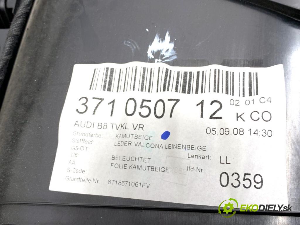 AUDI A5 8T coupe 2008 176 kW 3.0 TDI quattro 2967 ča dveře pravý přední část 8T1867106