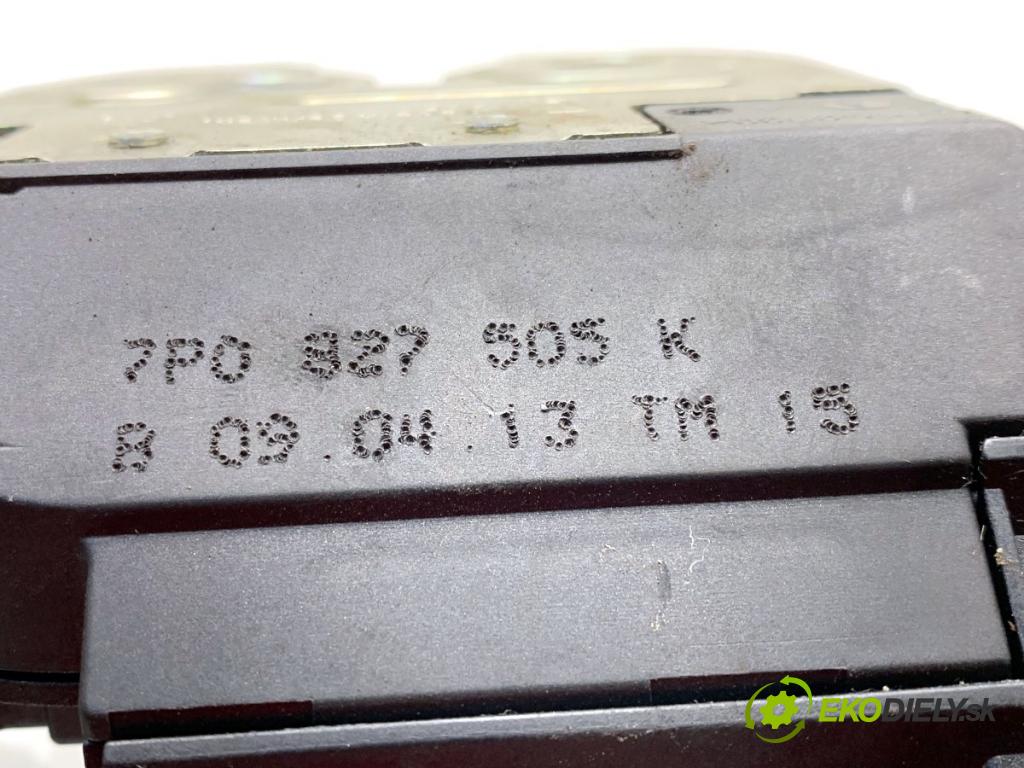 VW SHARAN nadwozie wielkoprzestrzenne (MPV) 2013 130 kW 2.0 TDI 1968 zámok dveří zadní část 7P0827505K