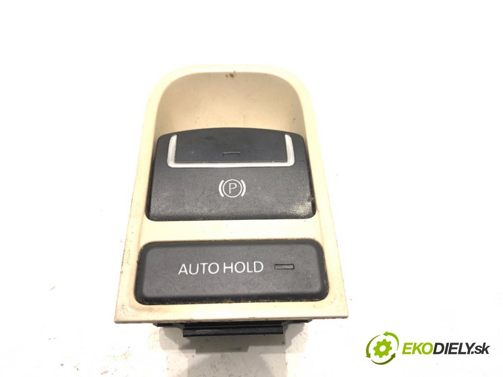 VW SHARAN nadwozie wielkoprzestrzenne (MPV) 2013 130 kW 2.0 TDI 1968 Spínač brzdy ručnej brzdy 5N0927225 (Prepínacie páčky pod volantom)