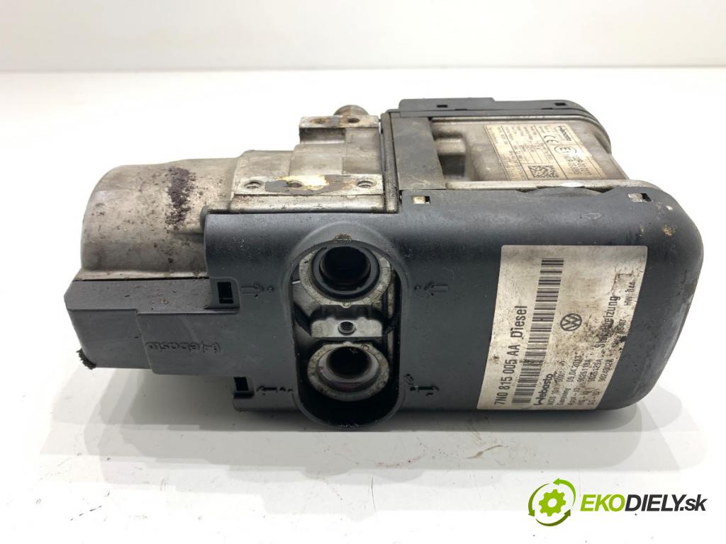 VW SHARAN nadwozie wielkoprzestrzenne (MPV) 2013 130 kW 2.0 TDI 1968 Webasto 7N0815005AA (Webasto (nezávislé topení))