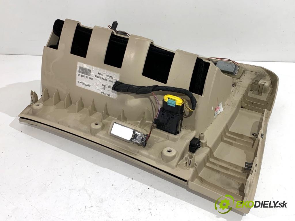 VW SHARAN nadwozie wielkoprzestrzenne (MPV) 2013 130 kW 2.0 TDI 1968 Priehradka, kastlík spolujazdca 7N1857097 (Priehradka (kastlík))