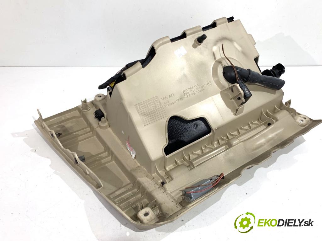 VW SHARAN nadwozie wielkoprzestrzenne (MPV) 2013 130 kW 2.0 TDI 1968 Priehradka, kastlík spolujazdca 7N1857097 (Priehradka (kastlík))
