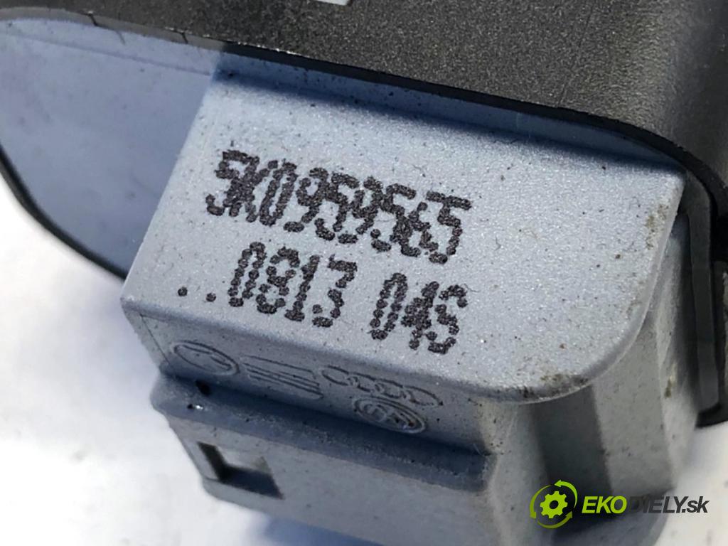 VW SHARAN nadwozie wielkoprzestrzenne (MPV) 2013 130 kW 2.0 TDI 1968 Prepínač nastavenia spätných zrkadiel 5K0959565 (Prepínacie páčky pod volantom)