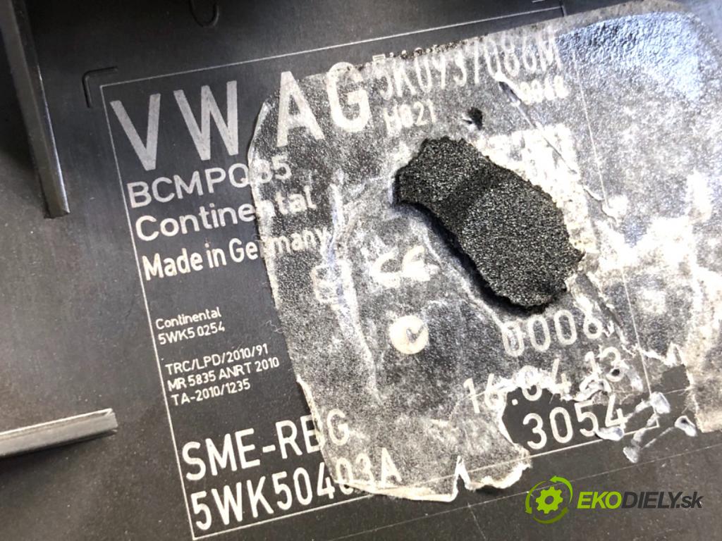 VW SHARAN nadwozie wielkoprzestrzenne (MPV) 2013 130 kW 2.0 TDI 1968 modul komfortu  (Komfortní modul)