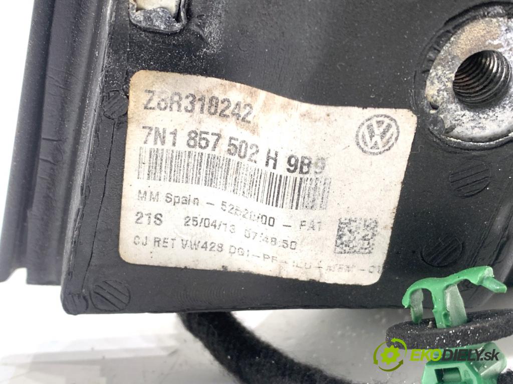 VW SHARAN nadwozie wielkoprzestrzenne (MPV) 2013 130 kW 2.0 TDI 1968 Spätné zrkadlo pravy