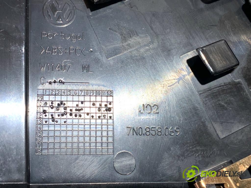 VW SHARAN nadwozie wielkoprzestrzenne (MPV) 2013 130 kW 2.0 TDI 1968 mří topení přední část střední 7N0858069