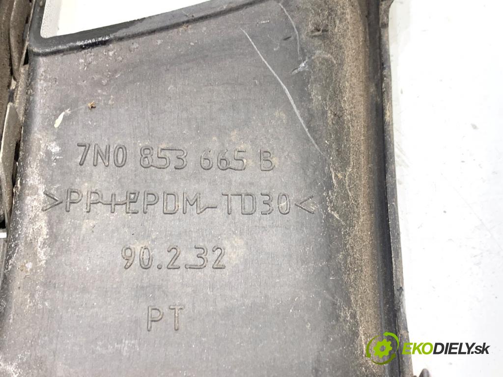 VW SHARAN nadwozie wielkoprzestrzenne (MPV) 2013 130 kW 2.0 TDI 1968 mří nárazníka levý přední část 7N0853665B