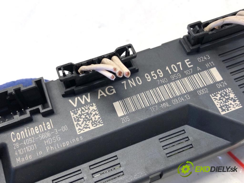 VW SHARAN nadwozie wielkoprzestrzenne (MPV) 2013 130 kW 2.0 TDI 1968 modul dveří 7N0959107E
