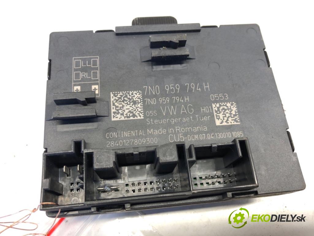 VW SHARAN nadwozie wielkoprzestrzenne (MPV) 2013 130 kW 2.0 TDI 1968 modul dveře 7N0959794H