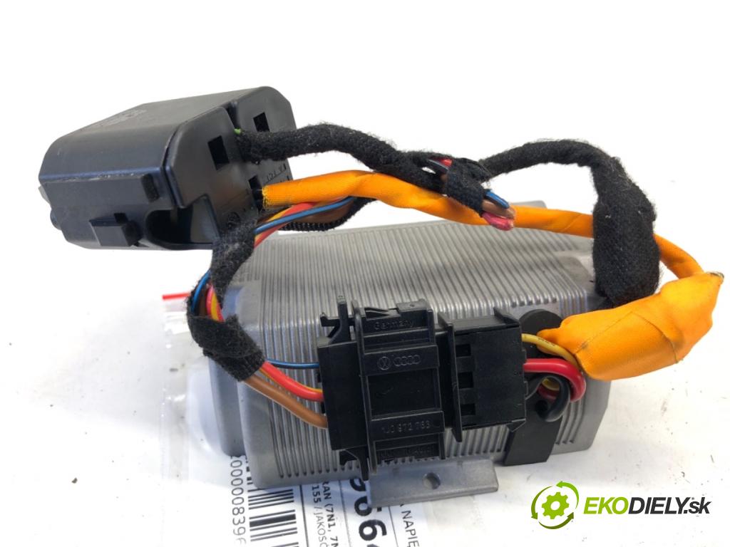 VW SHARAN nadwozie wielkoprzestrzenne (MPV) 2013 130 kW 2.0 TDI 1968 měnič NAPĚTÍ: 5N0907155