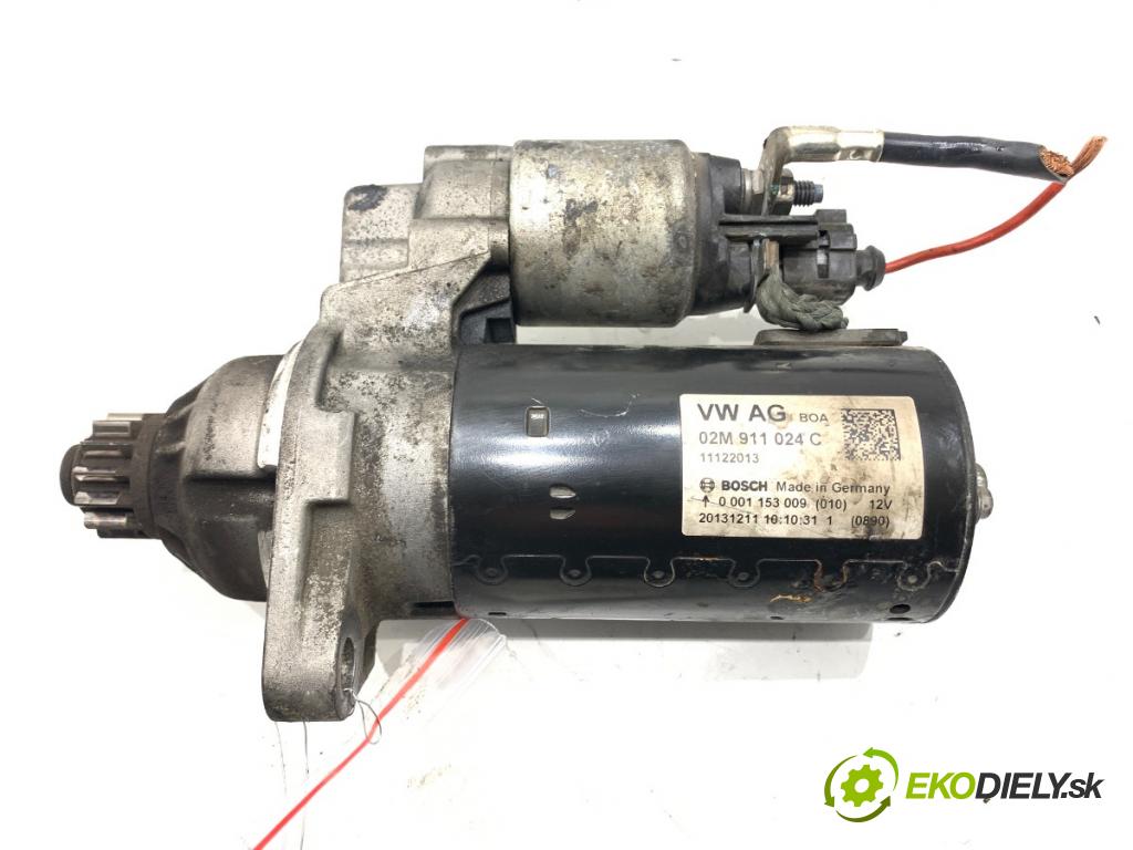VW TIGUAN SUV 2013 81 kW 2.0 TDI 1968 Štartér 02M911024C (Štartér)