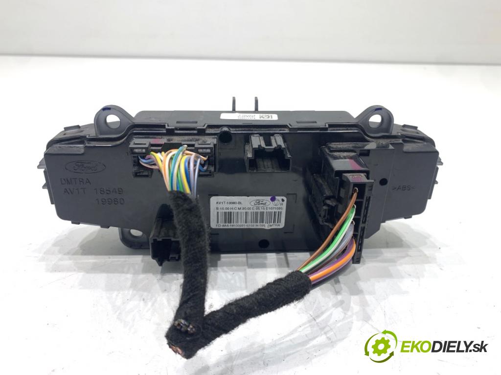 FORD TRANSIT COURIER Nadwozie pełne/minivan 2018 74 kW 1.0 EcoBoost 998 Panel ovládania kúrenia AV1T-19980-BL (Prepínacie páčky pod volantom)