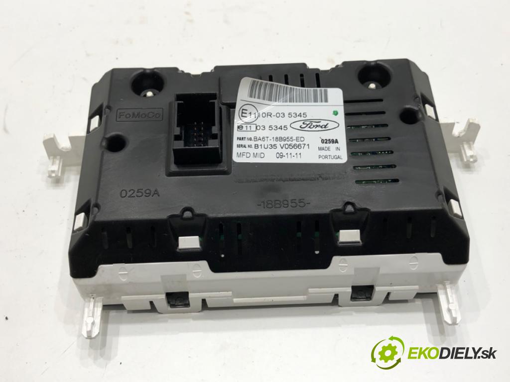 FORD FIESTA MK7 liftback 2012 71 kW 1.4 1388 Dislpej BA6T-18B955-ED (Prístrojová doska)