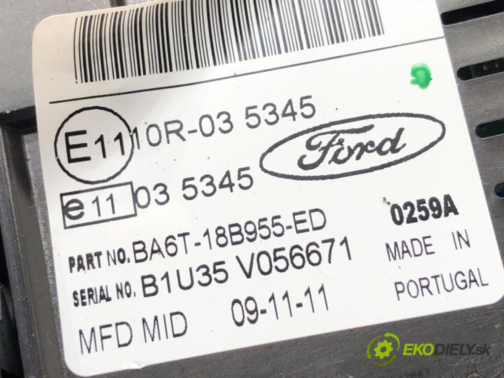 FORD FIESTA MK7 liftback 2012 71 kW 1.4 1388 Displej BA6T-18B955-ED (Přístrojová deska)