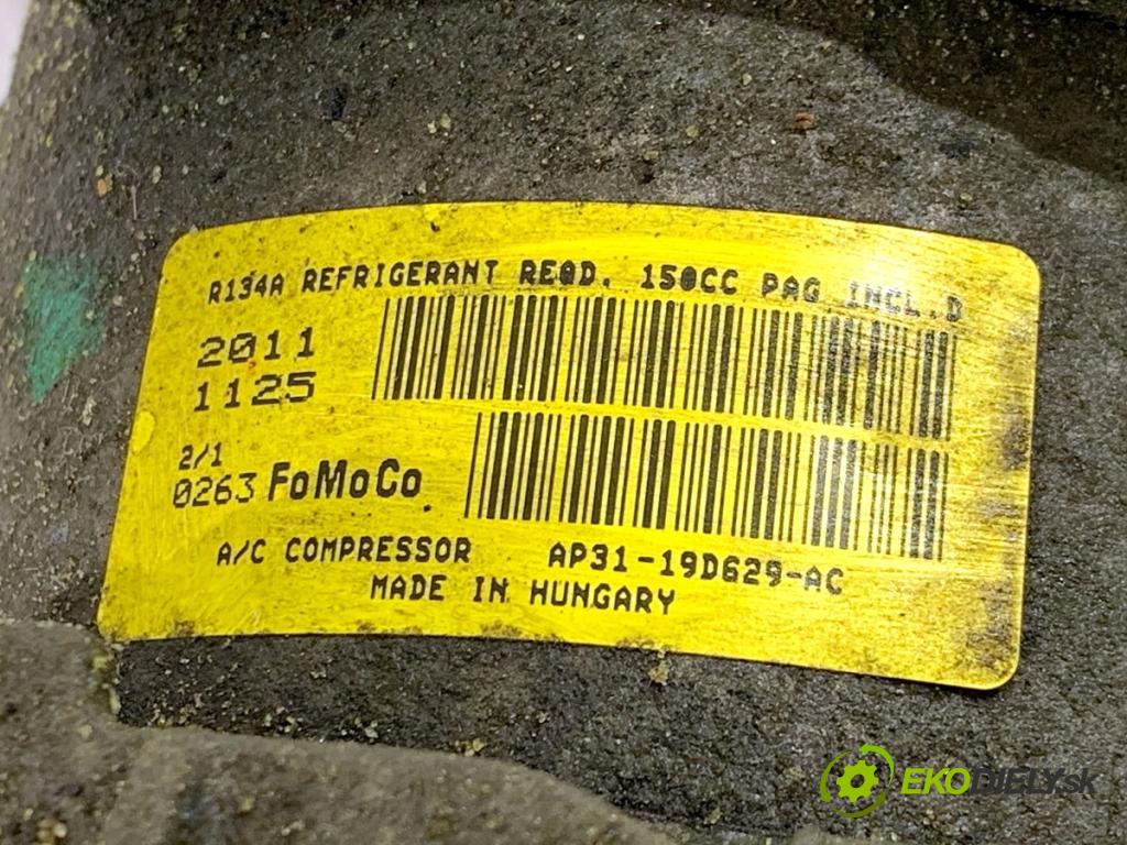 FORD FIESTA MK7 liftback 2012 71 kW 1.4 1388 Kompresor klimatizácie AP31-19D629-AC (Kompresor klimatizácie)