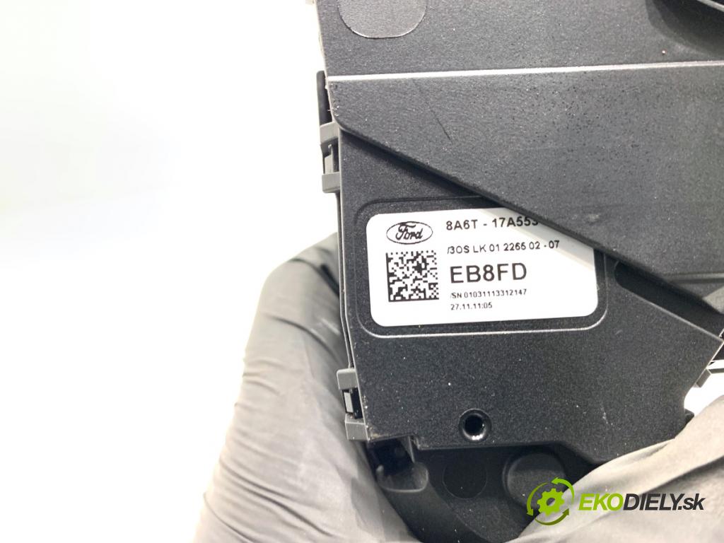 FORD FIESTA MK7 liftback 2012 71 kW 1.4 1388 Prepínač kombinovaný 8A6T-13N064-GF (Prepínacie páčky pod volantom)