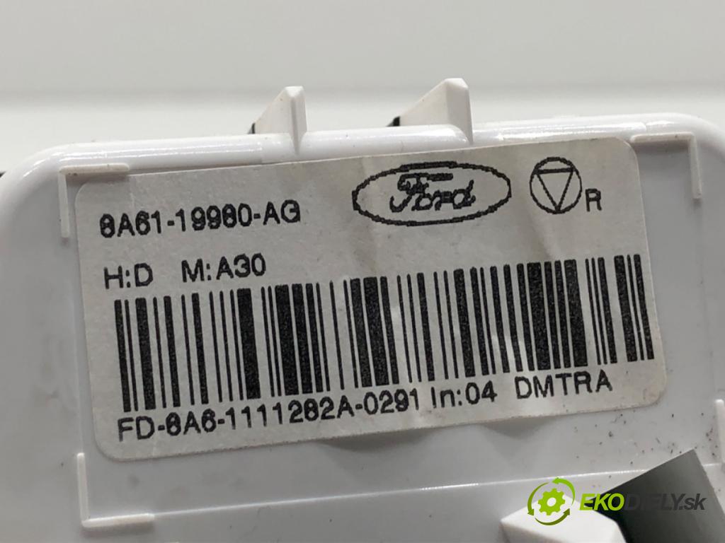 FORD FIESTA MK7 liftback 2012 71 kW 1.4 1388 Panel ovládania kúrenia 8A61-19980-AG (Prepínacie páčky pod volantom)