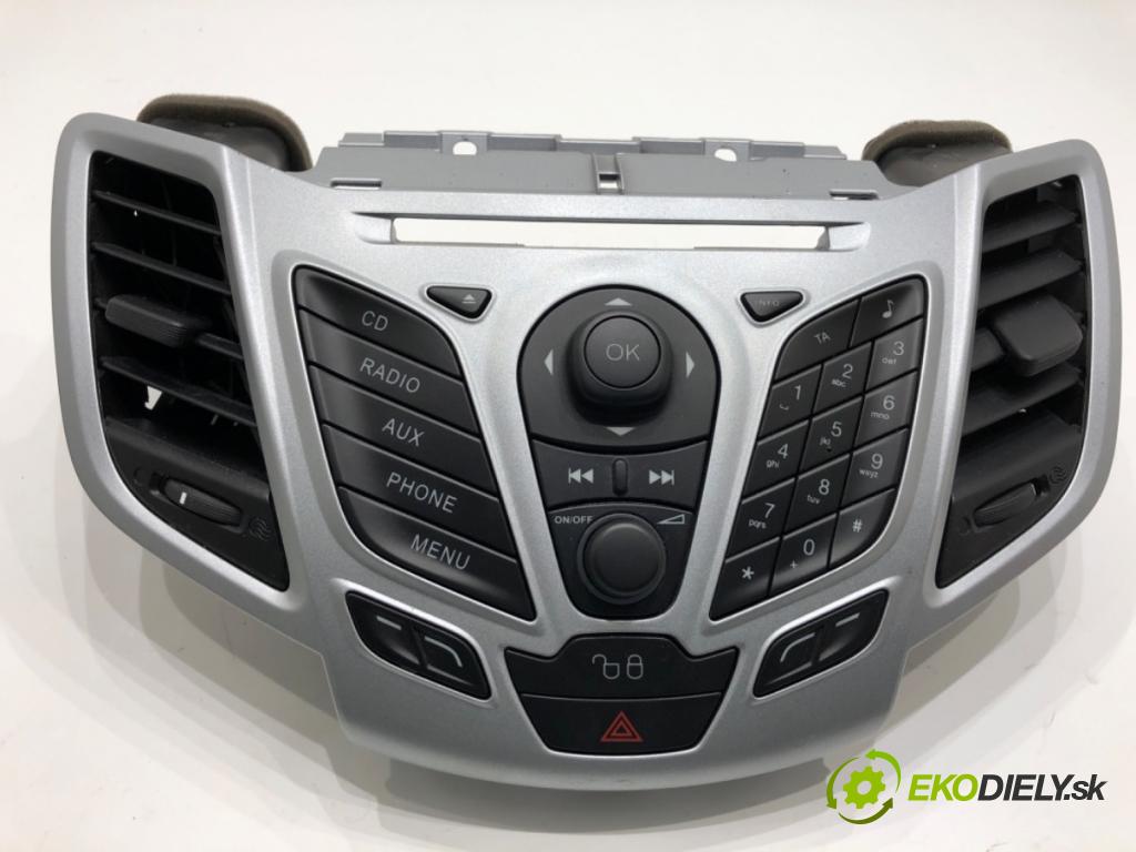 FORD FIESTA MK7 liftback 2012 71 kW 1.4 1388 Panel ovládania radia 8A6T18K811BE (Prepínacie páčky pod volantom)