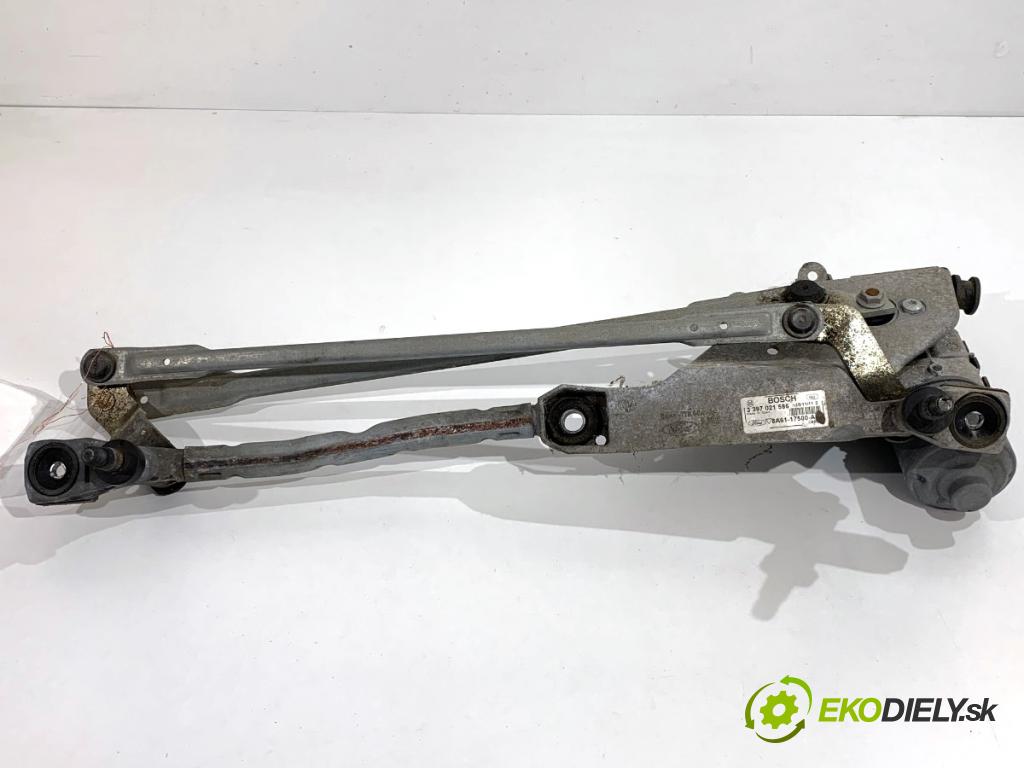 FORD FIESTA MK7 liftback 2012 71 kW 1.4 1388 Mechanizmus stieračov predný 8A61-17B571-AB (Motorček stieračov predný)