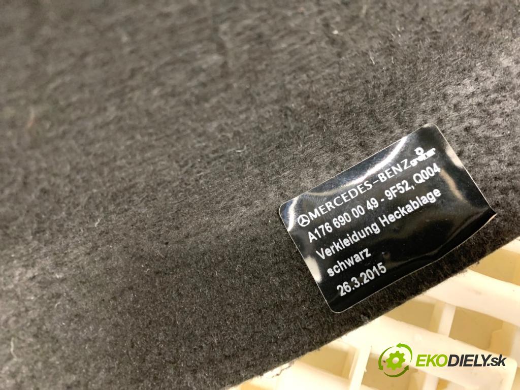MERCEDES-BENZ W176 liftback 2015 90 kW A 180 (176.042) 1595 Pláto zad A1766900049