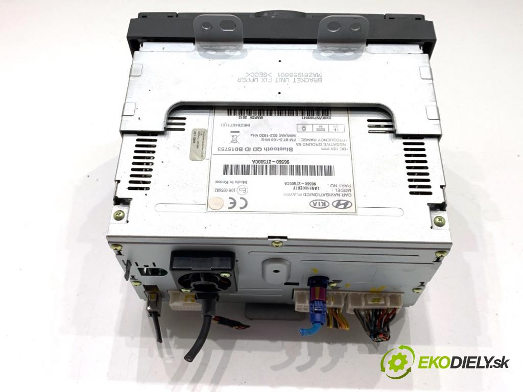 KIA OPTIMA sedan 2012 100 kW 1.7 CRDi 1685 RADIO 96560-2T500CA (Audio zařízení)