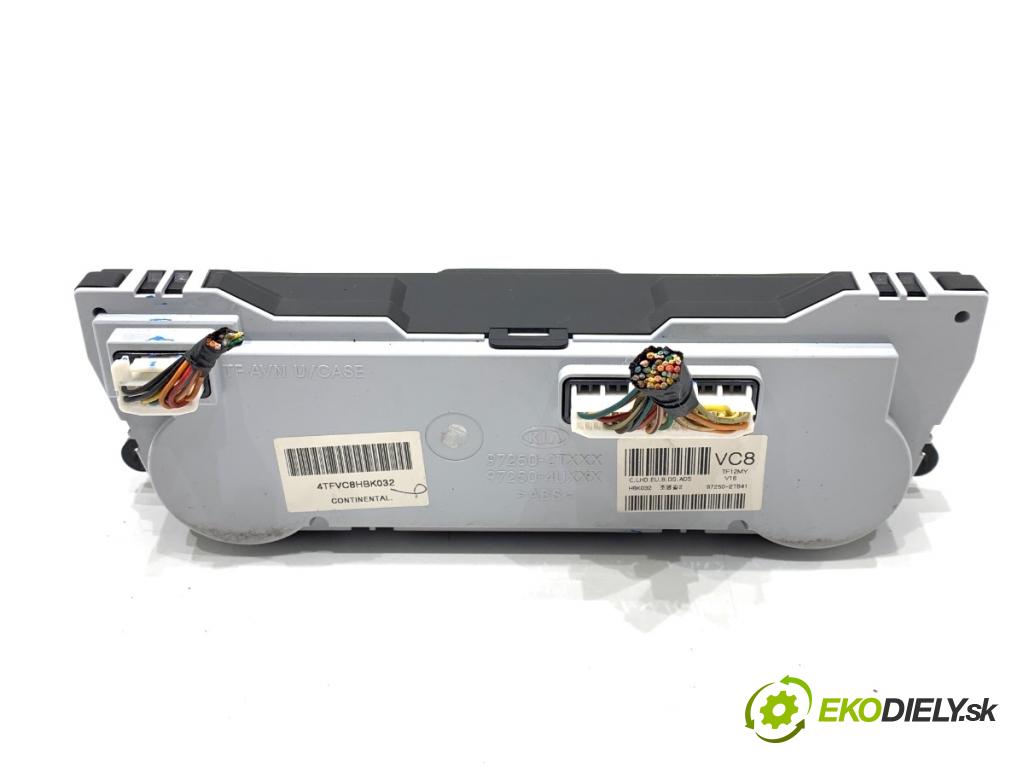 KIA OPTIMA sedan 2012 100 kW 1.7 CRDi 1685 Panel ovládania kúrenia 97250-2TXXX (Prepínacie páčky pod volantom)