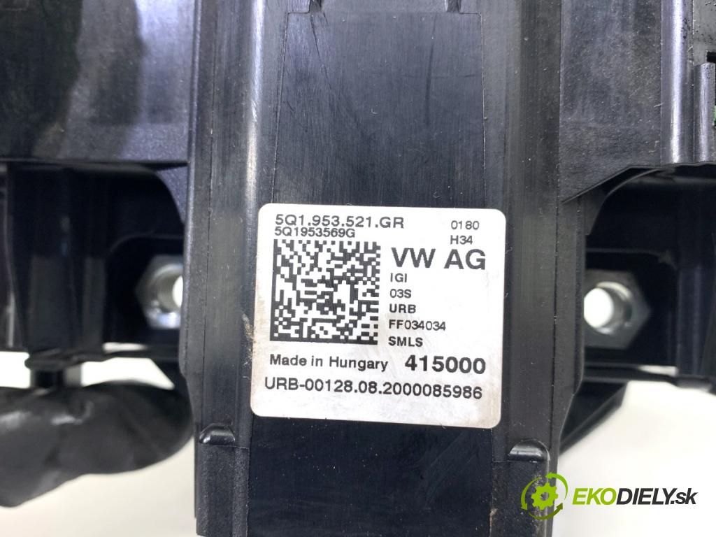 SKODA SUPERB III Kombi 2020 160 kW 1.4 TSI iV 1395 Prepínač kombinovaný 5Q1953521GR (Prepínacie páčky pod volantom)