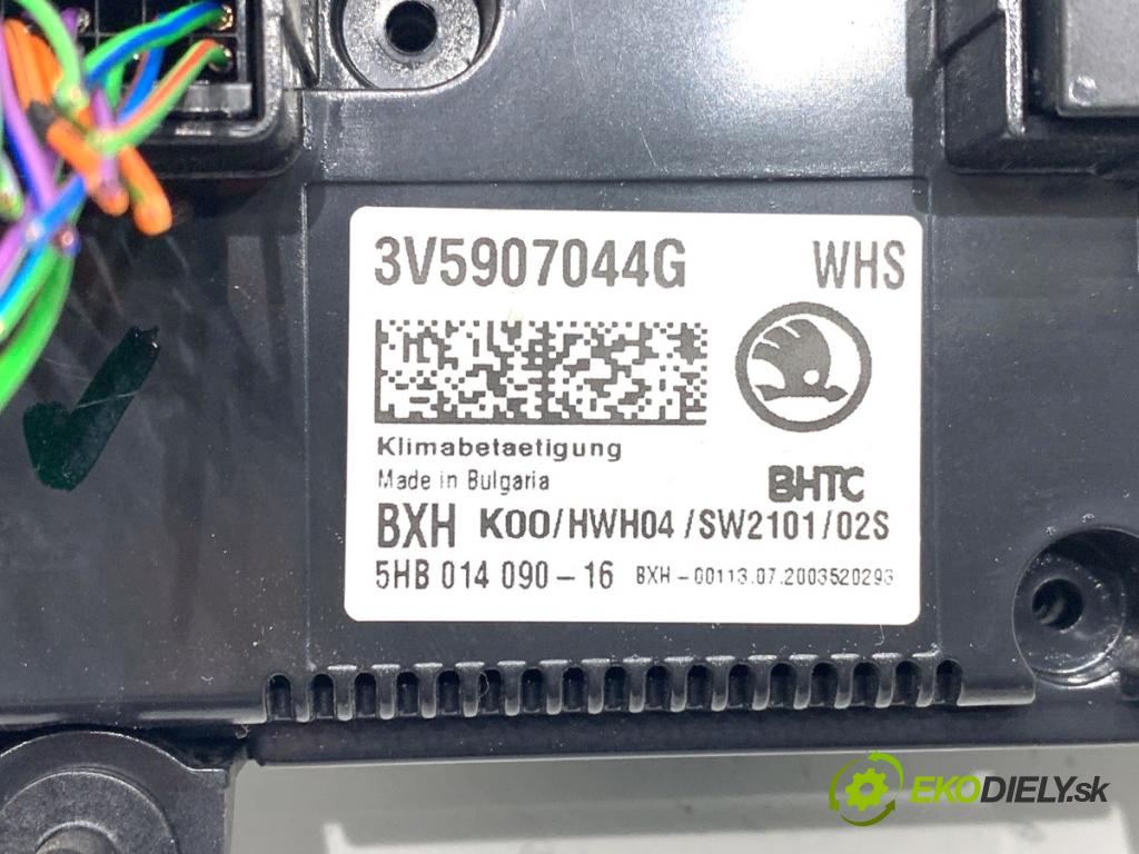 SKODA SUPERB III Kombi 2020 160 kW 1.4 TSI iV 1395 Panel ovládaní topení 3V5907044G (Páčky pod volantem)