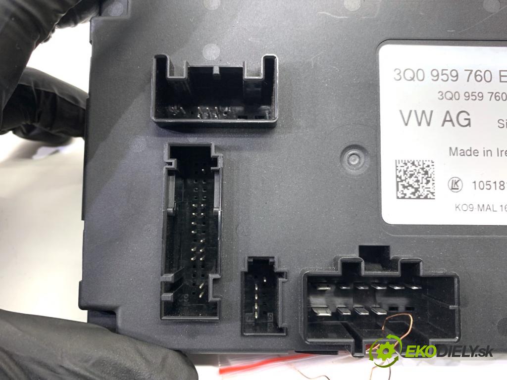 SKODA SUPERB III Kombi 2020 160 kW 1.4 TSI iV 1395 modul sedačky levý 3Q0959760E