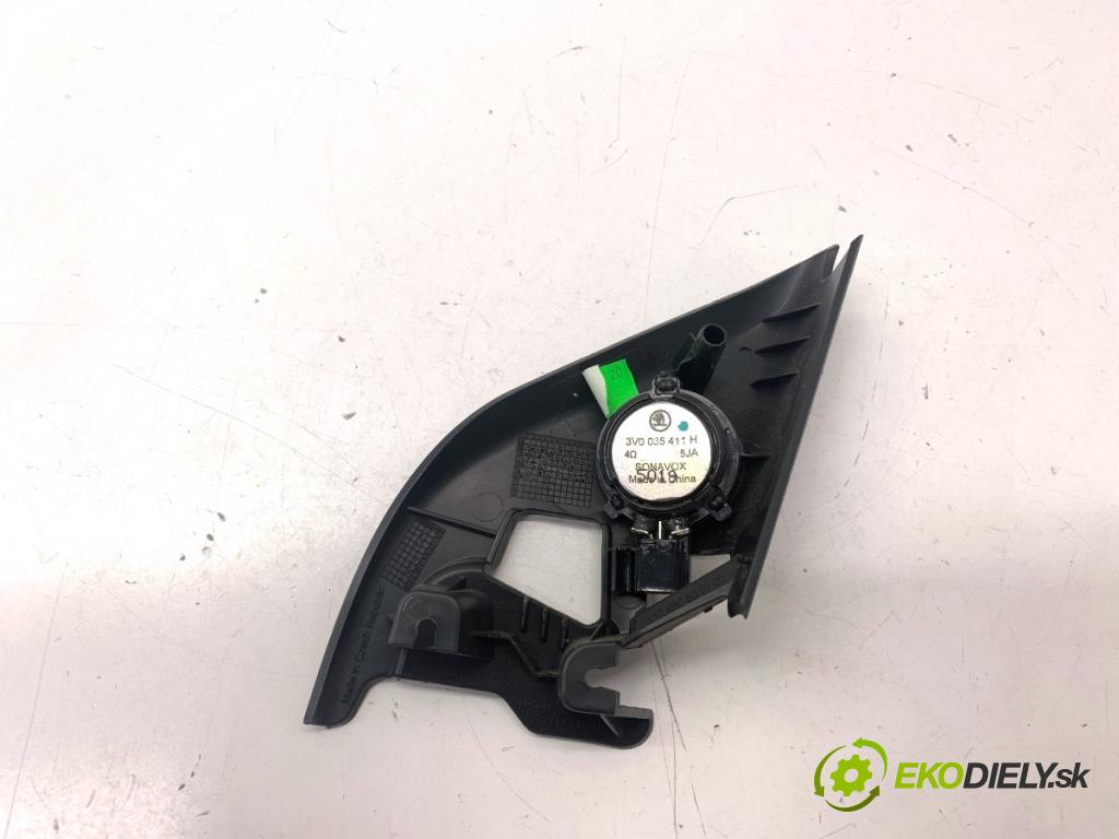 SKODA SUPERB III Kombi 2020 160 kW 1.4 TSI iV 1395 reproduktor 3V0035411H