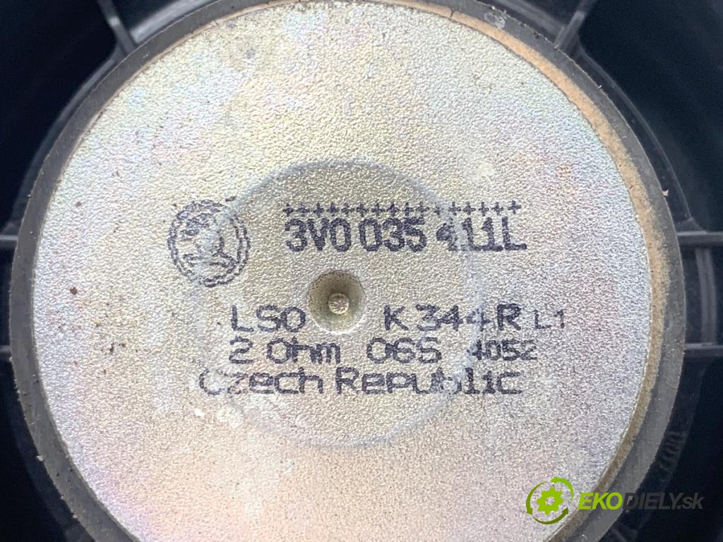 SKODA SUPERB III Kombi 2020 160 kW 1.4 TSI iV 1395 reproduktor 3V0035411L