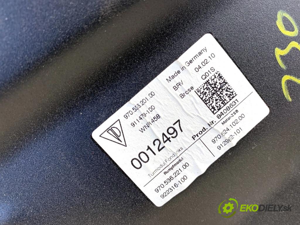 PORSCHE PANAMERA liftback 2010 294 kW 4.8 4S 4806 Mechanizmus okna ľavy zad 97053620100