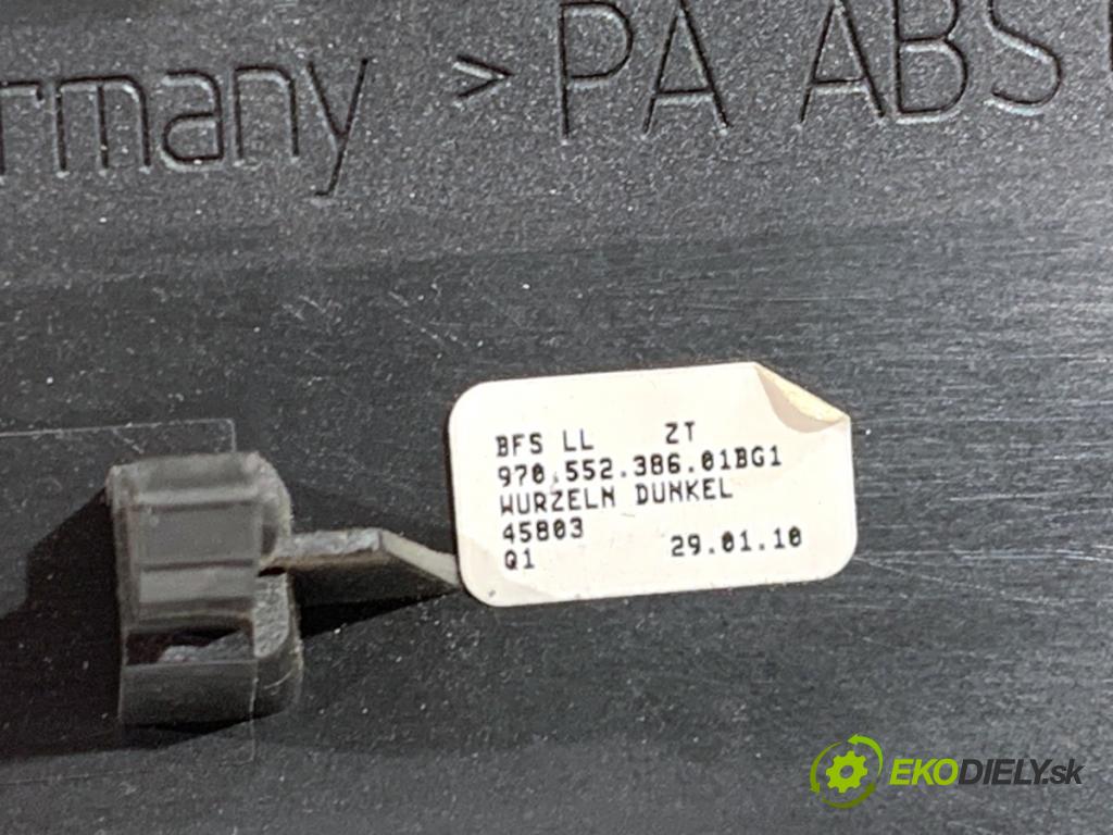 PORSCHE PANAMERA liftback 2010 294 kW 4.8 4S 4806 lišty kryt 97055238601 97055238101 (Lišta)