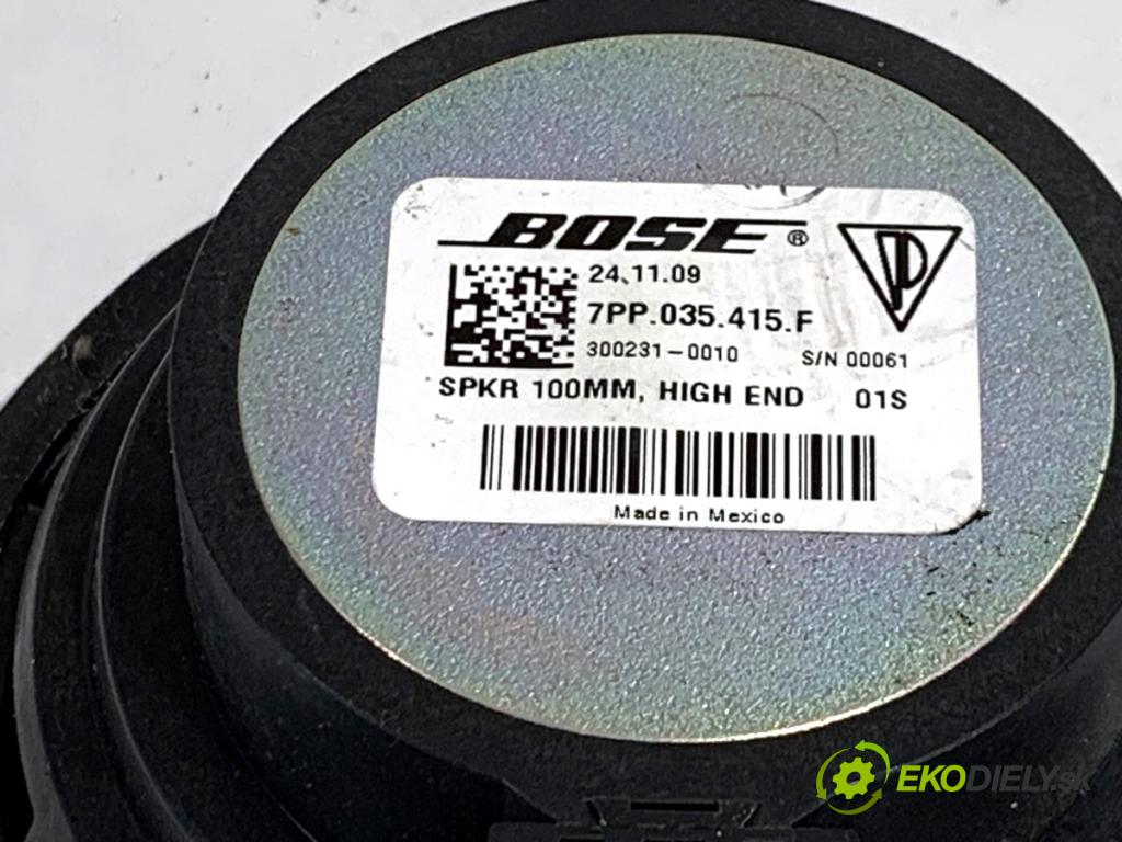 PORSCHE PANAMERA liftback 2010 294 kW 4.8 4S 4806 reproduktory 7PP035454E 7PP035710B