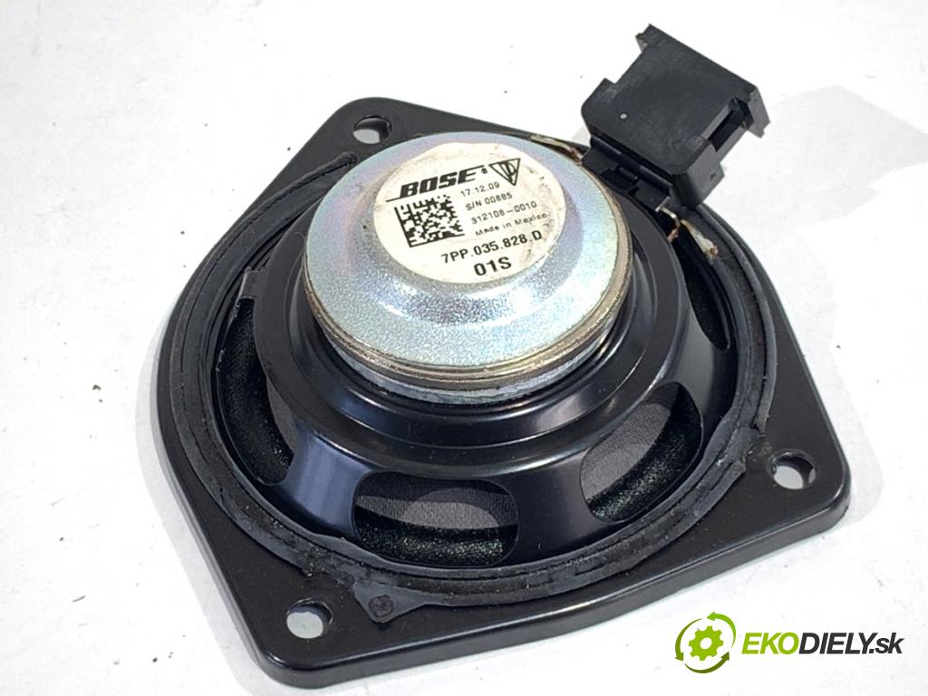 PORSCHE PANAMERA liftback 2010 294 kW 4.8 4S 4806 reproduktory 7PP035454E 7PP035710B