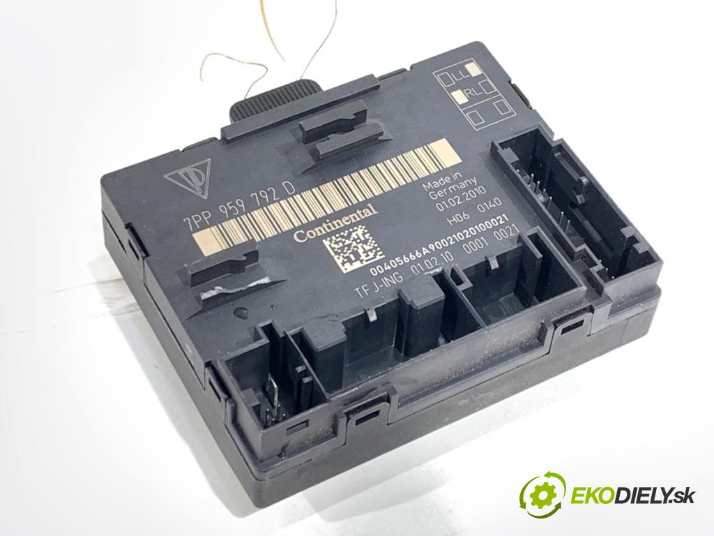 PORSCHE PANAMERA liftback 2010 294 kW 4.8 4S 4806 modul dveře přední část pravý 7PP959792D