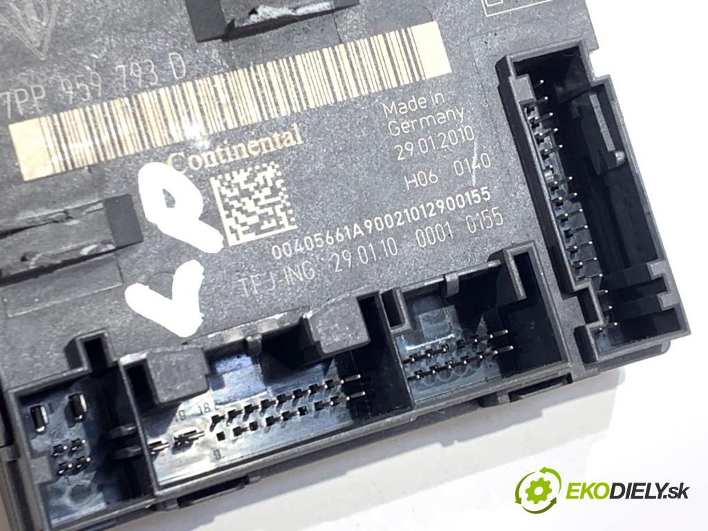 PORSCHE PANAMERA liftback 2010 294 kW 4.8 4S 4806 modul dveře přední část levý 7PP959793D