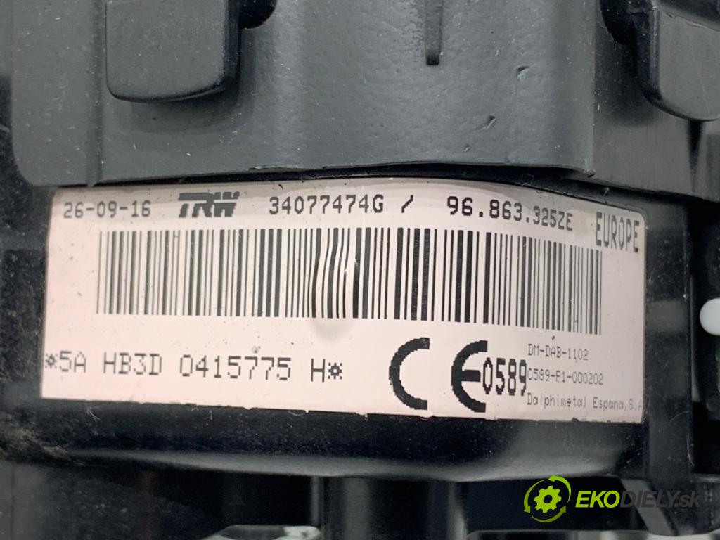 PEUGEOT 508 SW I Kombi 2017 133 kW 2.0 HDi 180 RXH 1997 AirBag volantu 96863325ZE (Airbag)