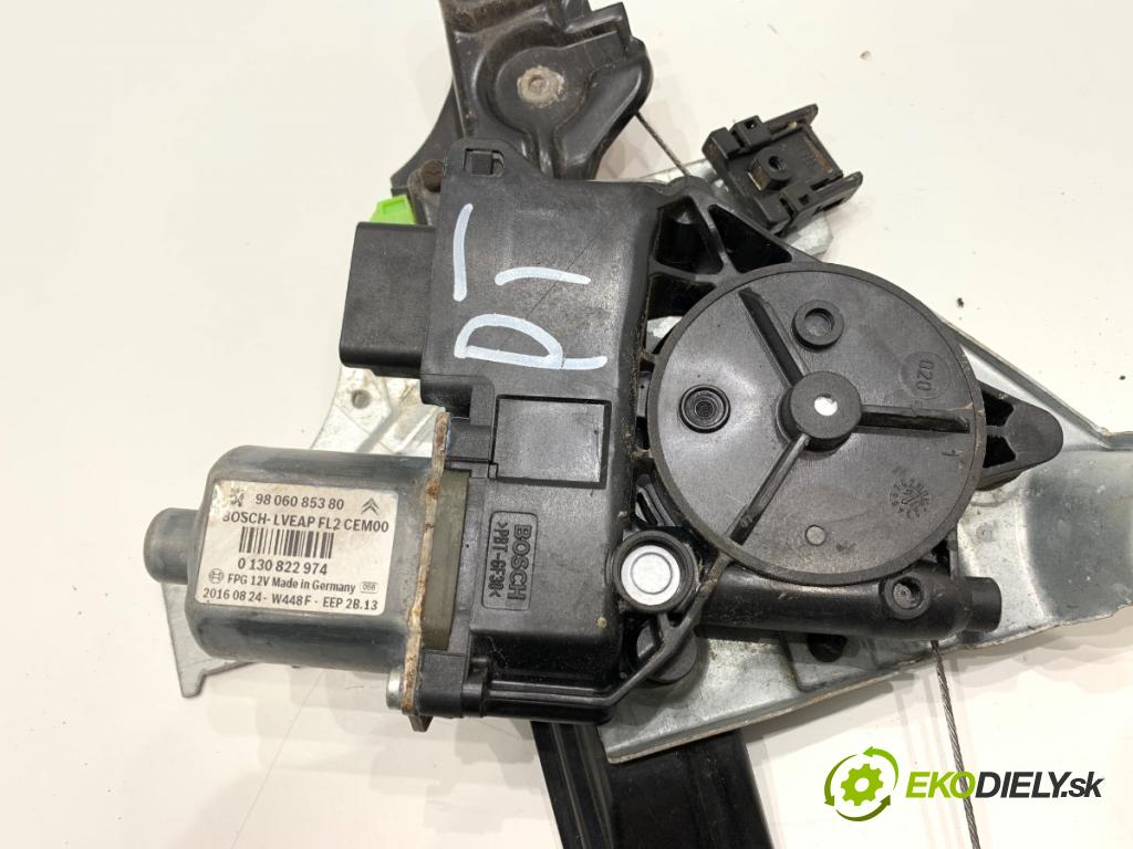 PEUGEOT 508 SW I Kombi 2017 133 kW 2.0 HDi 180 RXH 1997 mechanismus okna pravý zadní část 9806085380
