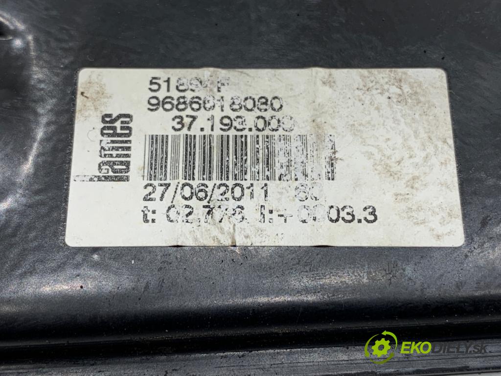 PEUGEOT 508 SW I Kombi 2017 133 kW 2.0 HDi 180 RXH 1997 mechanismus okna pravý přední část 9686618080