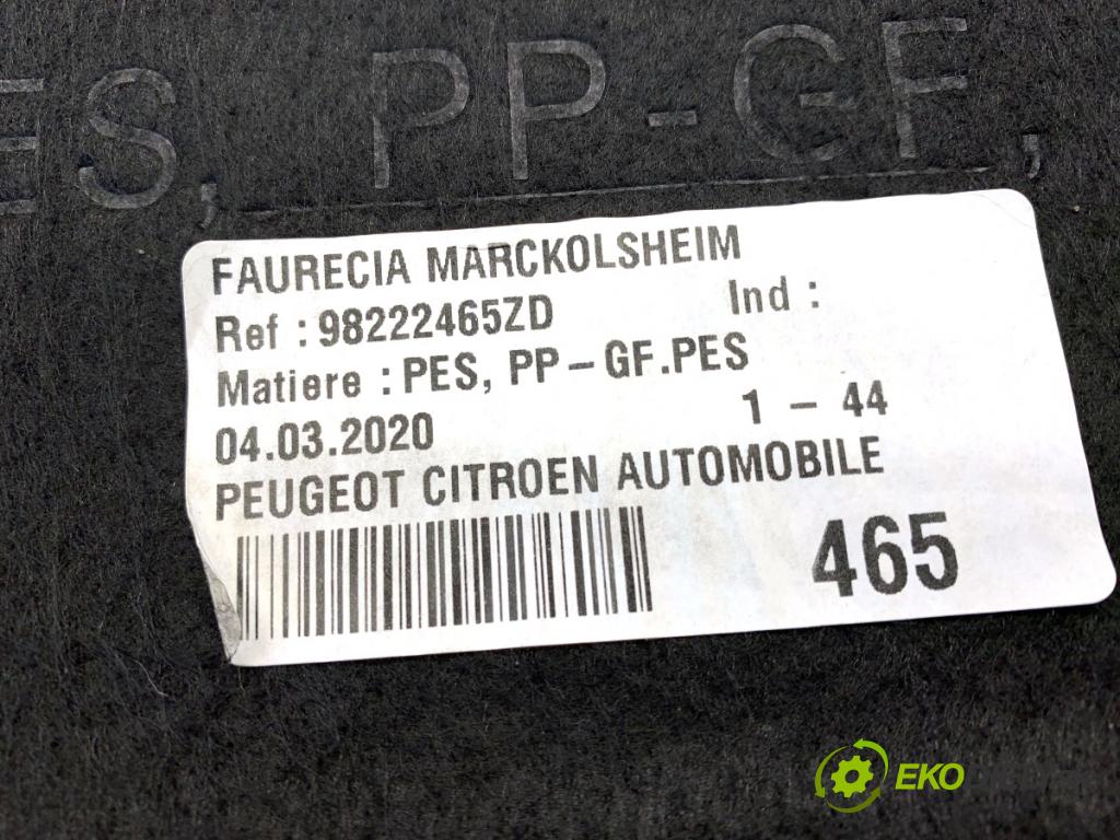 PEUGEOT 308 II liftback 2020 96 kW 1.2 THP 130 1199 pláto zadní část 98222465ZD